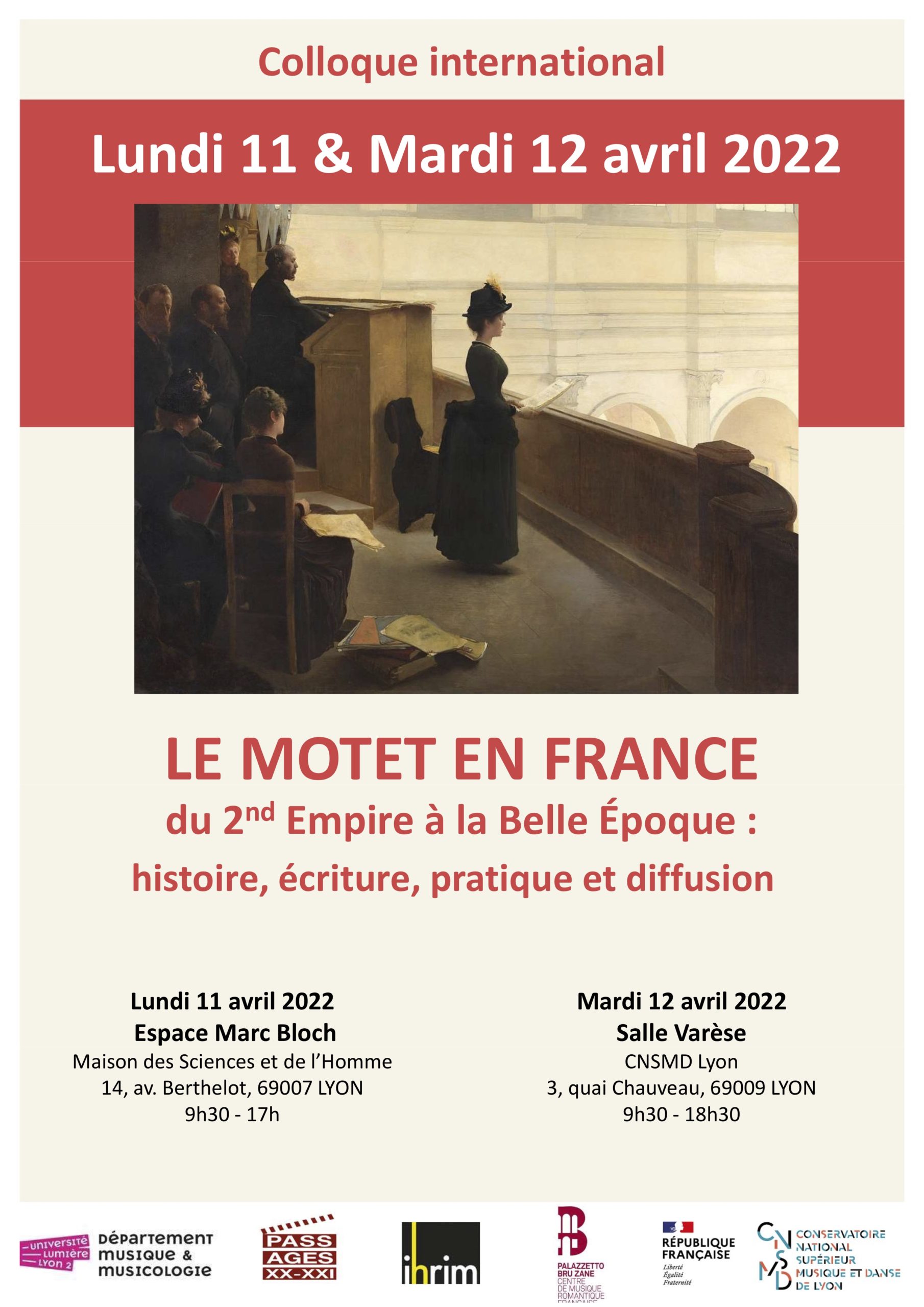 affiche du colloque